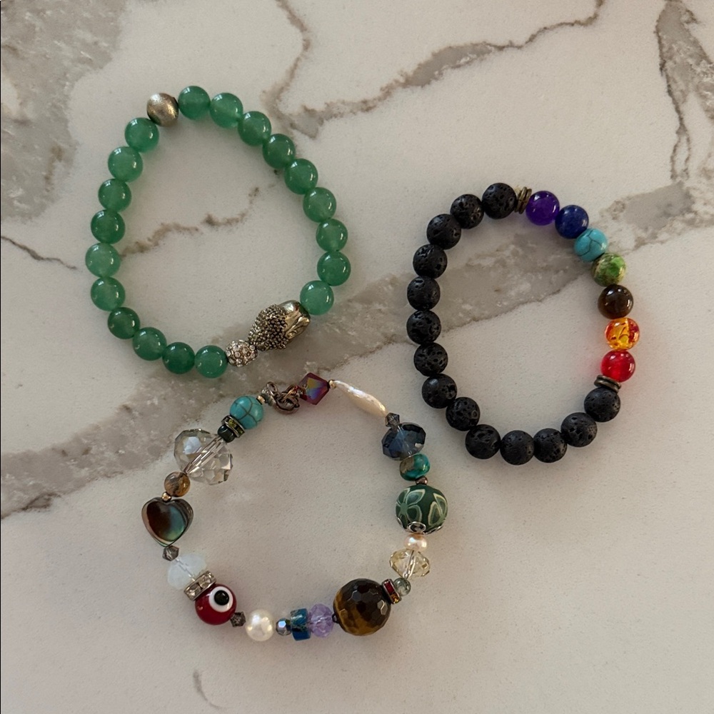 Colorful Beaded Bracelet Set
